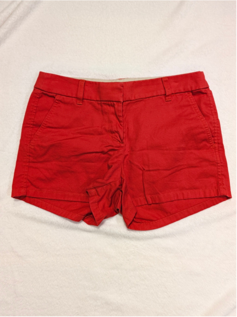 J.Crew Red Chino Shorts Size 2